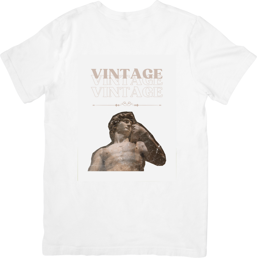 Vintage David Statue T-Shirt | Vintage Aesthetic Classic Sculpture Graphic Tee | Art Lover Gift
