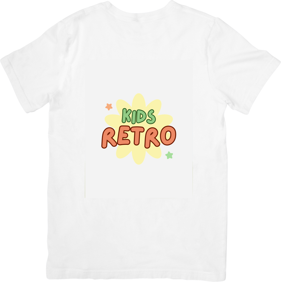 Kids Retro Stars T-Shirt | Cute Retro Vintage Children Fun Graphic Tee