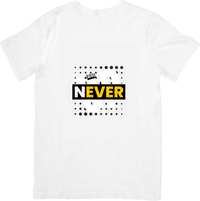 Thumbnail for Love Never Graphic T-Shirt | Minimalist Bold Typography Graphic Tee