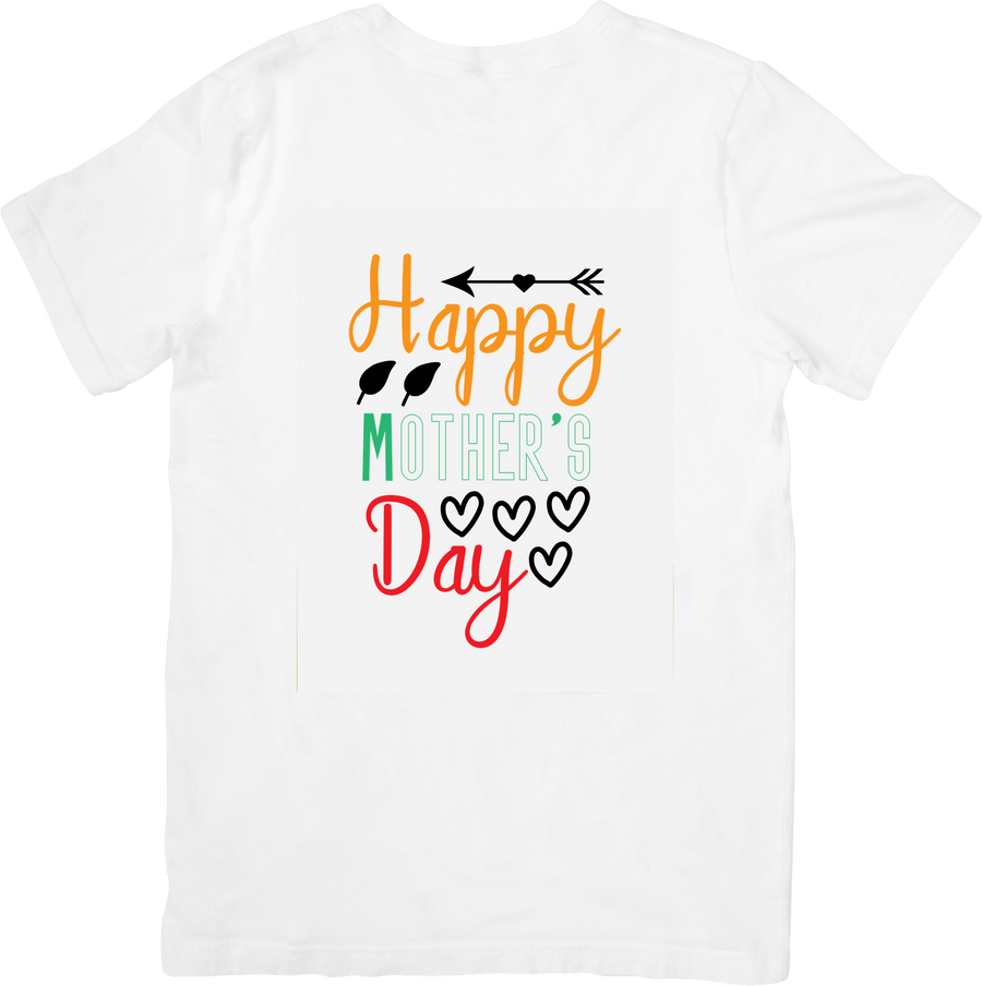 Happy Mother's Day T-Shirt | Floral Colorful Celebration Graphic Tee | Mom Gift